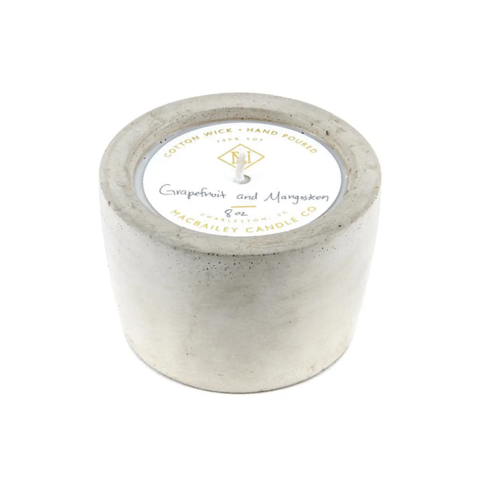 8 oz Concrete Candle - Natural