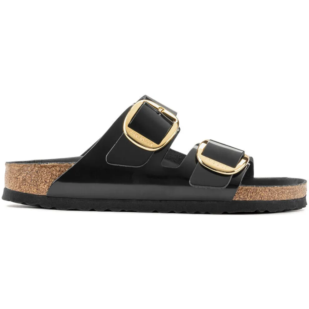 Arizona Natural Leather Big Buckle Sandals for Women (SALE)