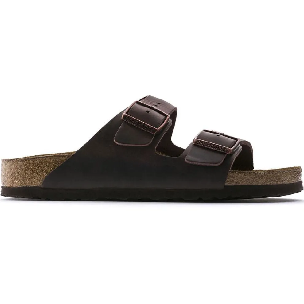 Arizona Soft Footbed Oiled Leather Sandals for Men (Regular)