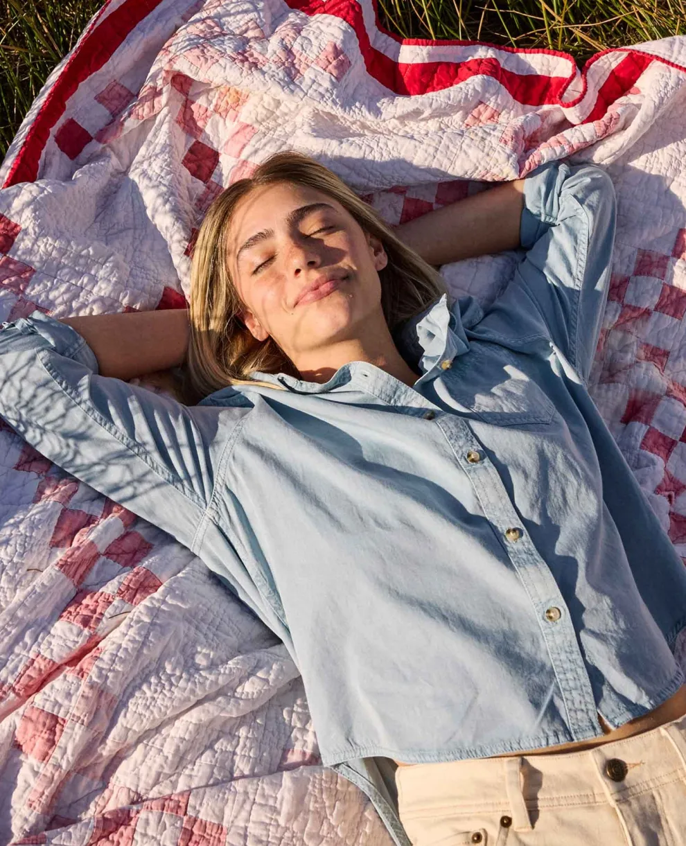 Arroyo Twill Boxy Shirt for Women