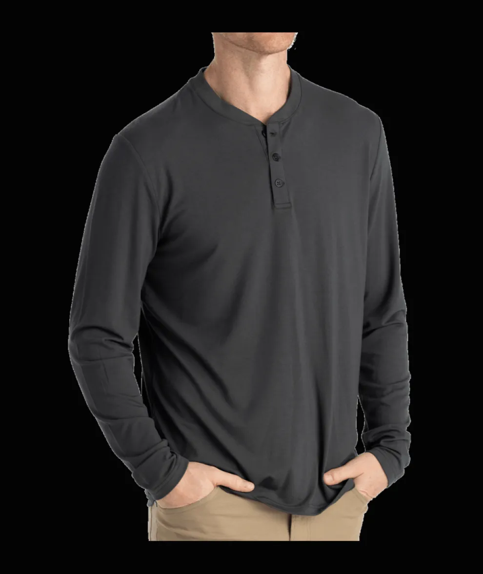 Bamboo Flex Henley for Men