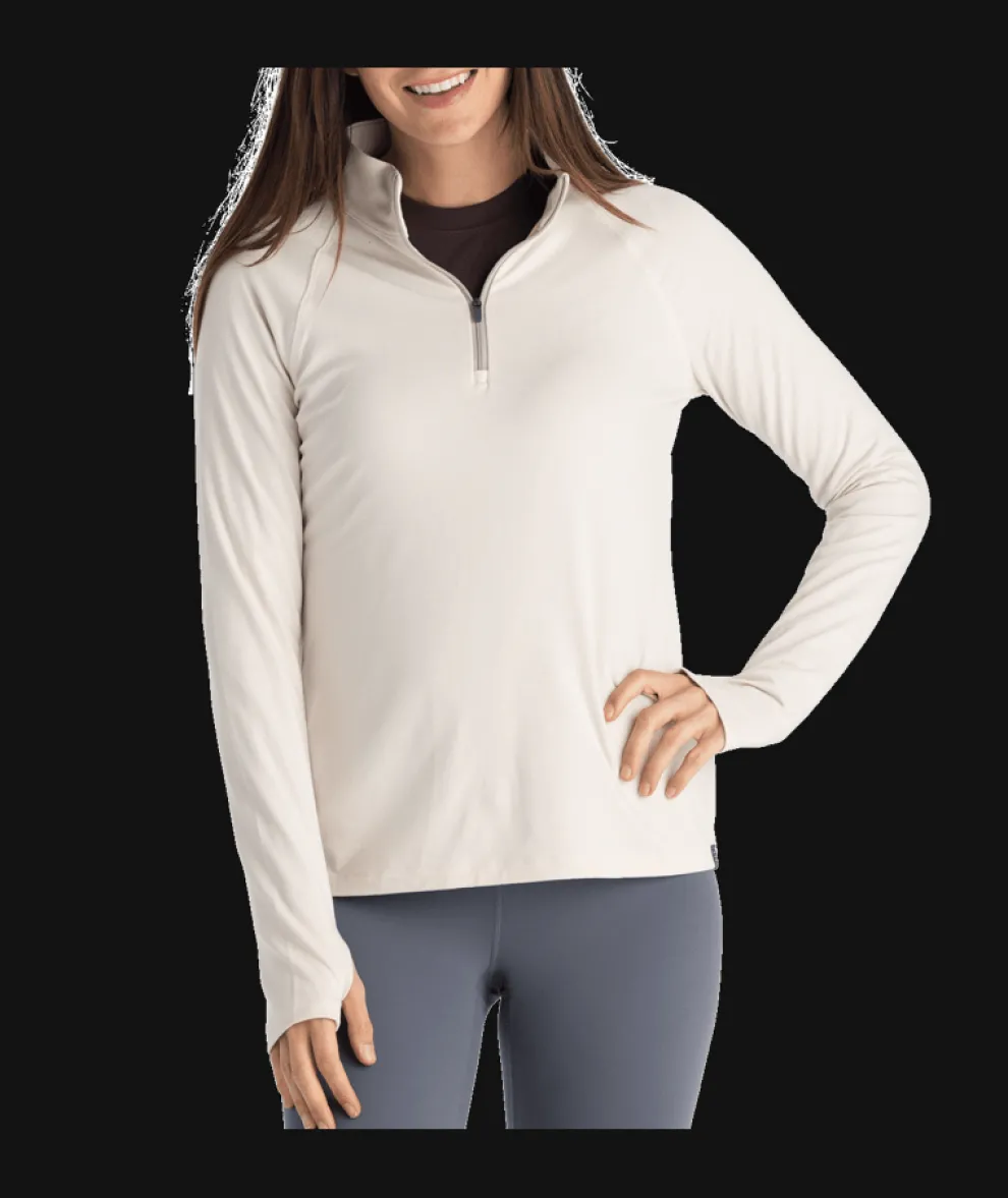 Bamboo Flex Quarter Zip Pullover for Women (SALE)