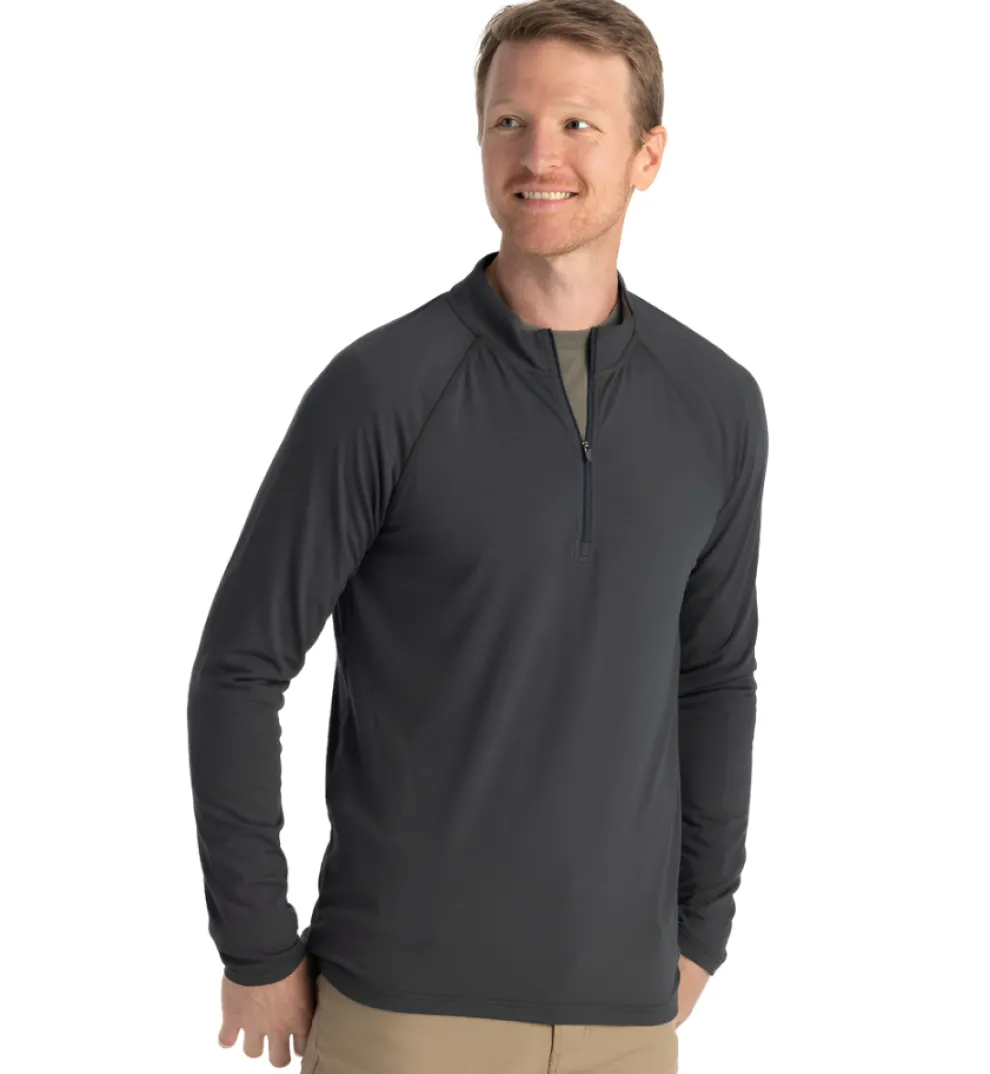 Bamboo Flex Quarter Zip Pullover for Men