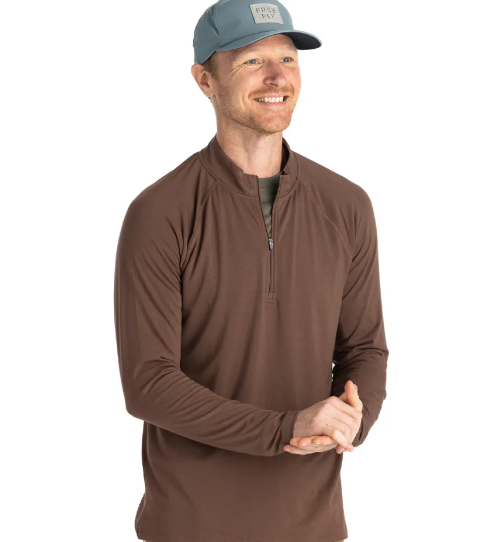Bamboo Flex Quarter Zip Pullover for Men