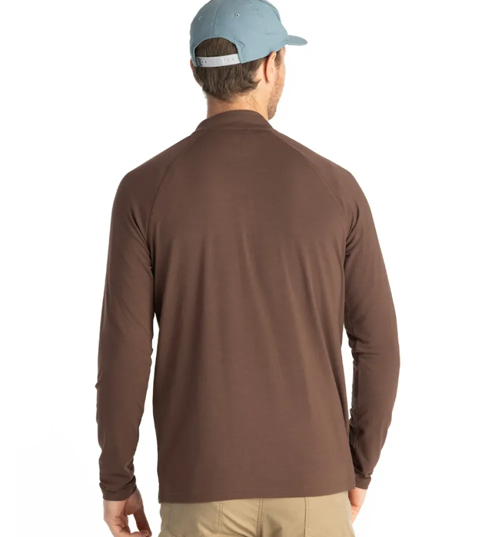 Bamboo Flex Quarter Zip Pullover for Men