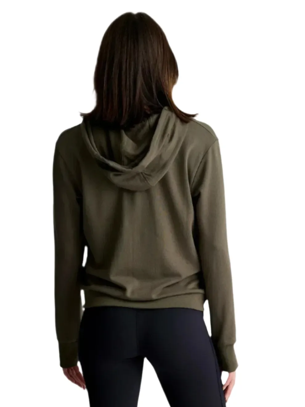 Bamboo Lightweight Fleece Zip Hoodie for Women