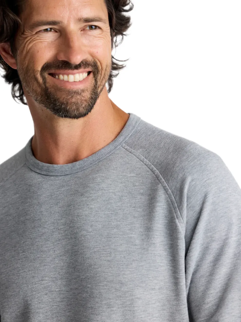 Bamboo Lightweight Fleece Crew for Men
