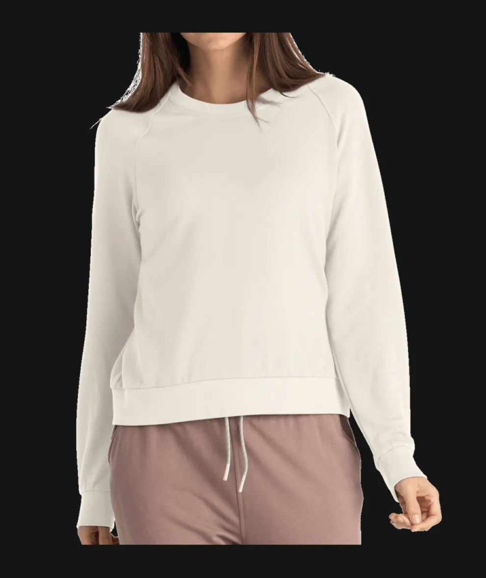 Bamboo Lightweight Fleece Crew for Women