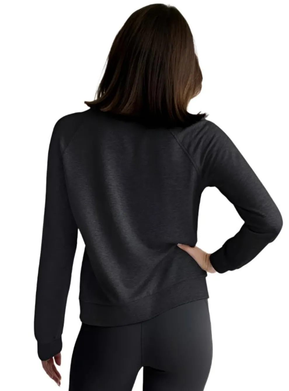 Bamboo Lightweight Fleece Crew for Women