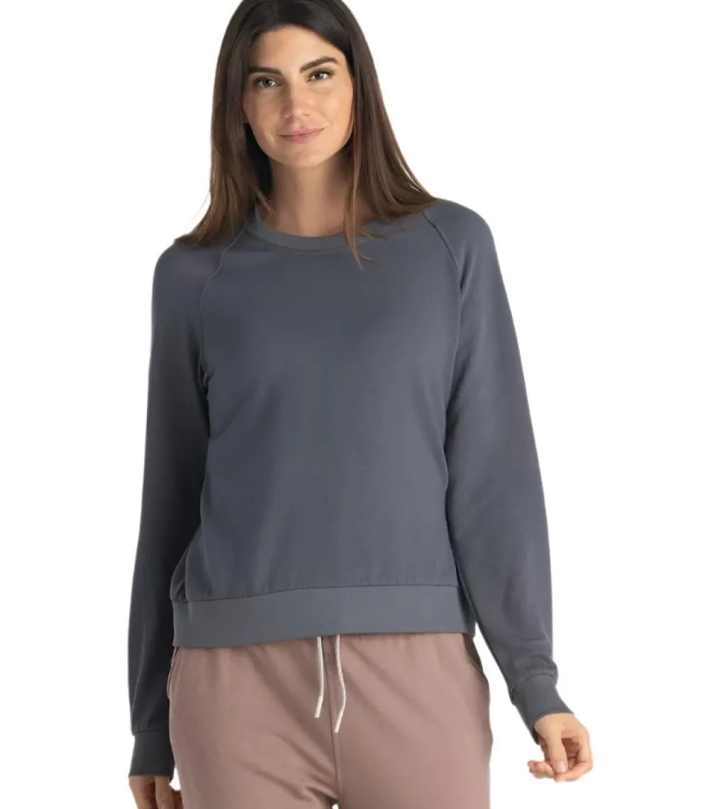Bamboo Lightweight Fleece Crew for Women