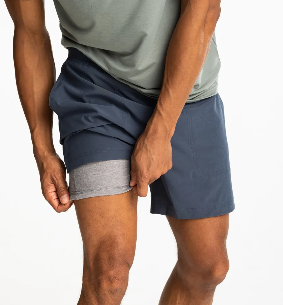 Bamboo-Lined Active Breeze Short for Men - 5.5