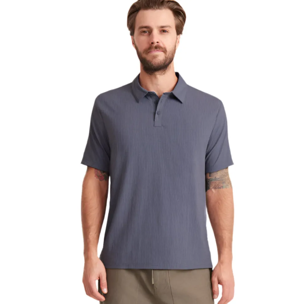 Bless Up Breathable Stretch Polo Shirt