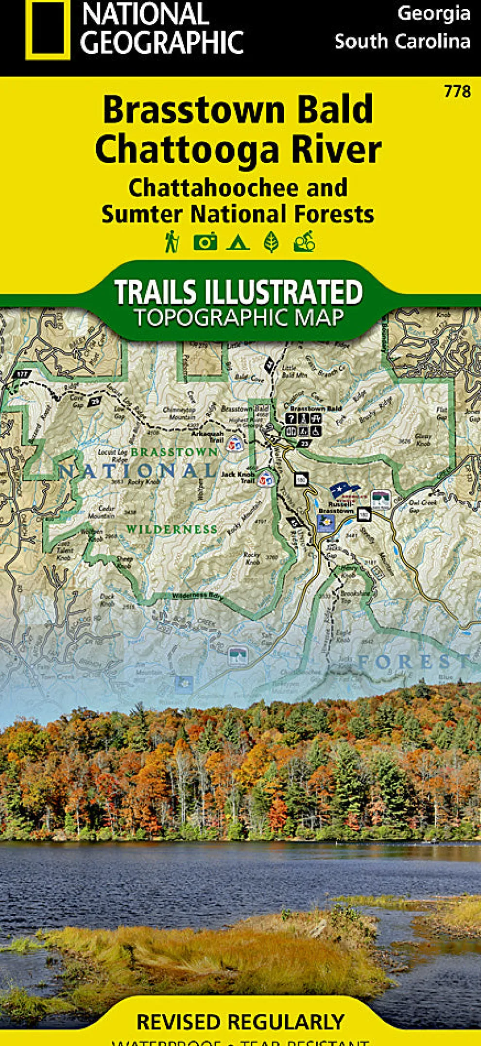 Brasstown Bald/Chattooga River Map