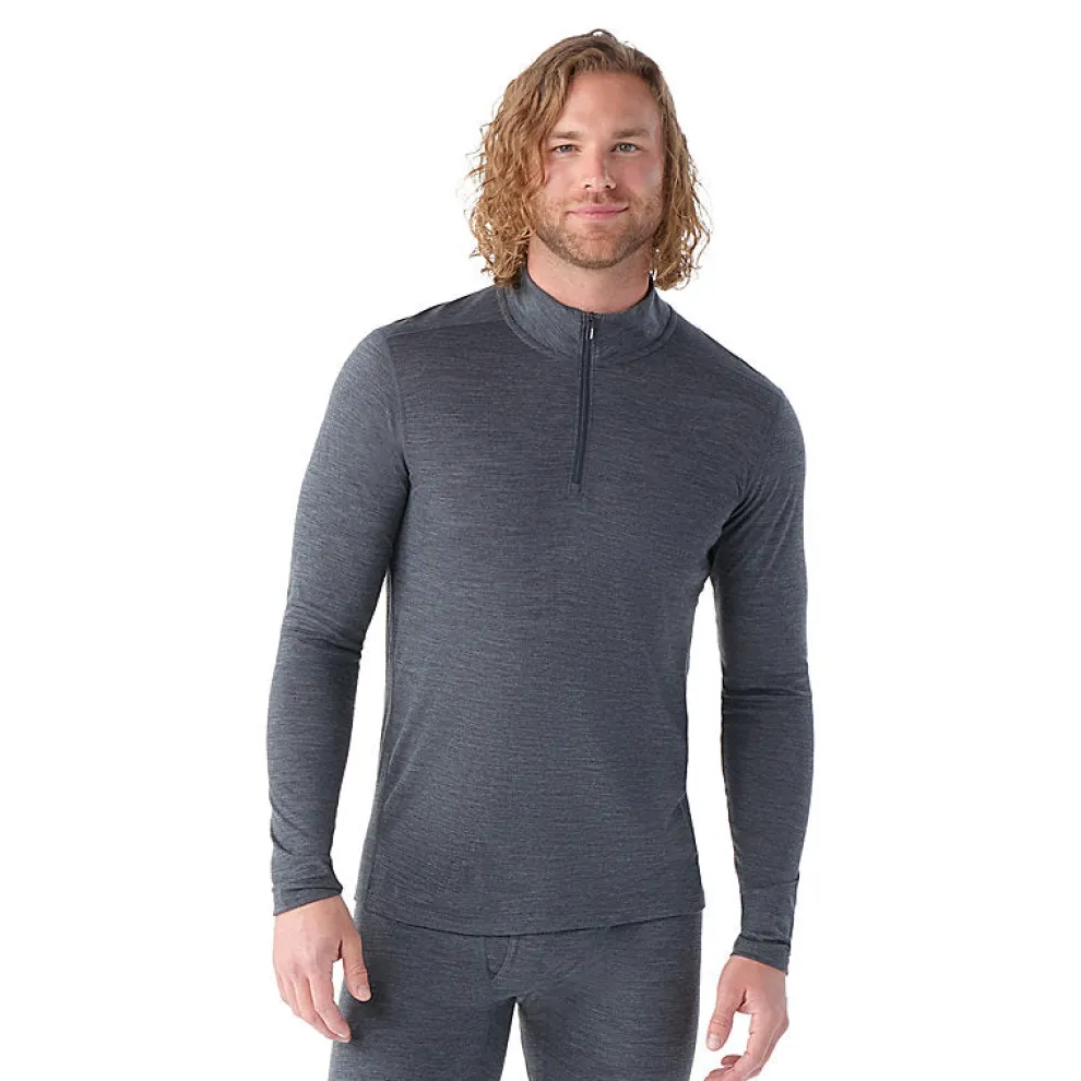 Classic All-Season Merino Base Layer 1/4 Zip for Men