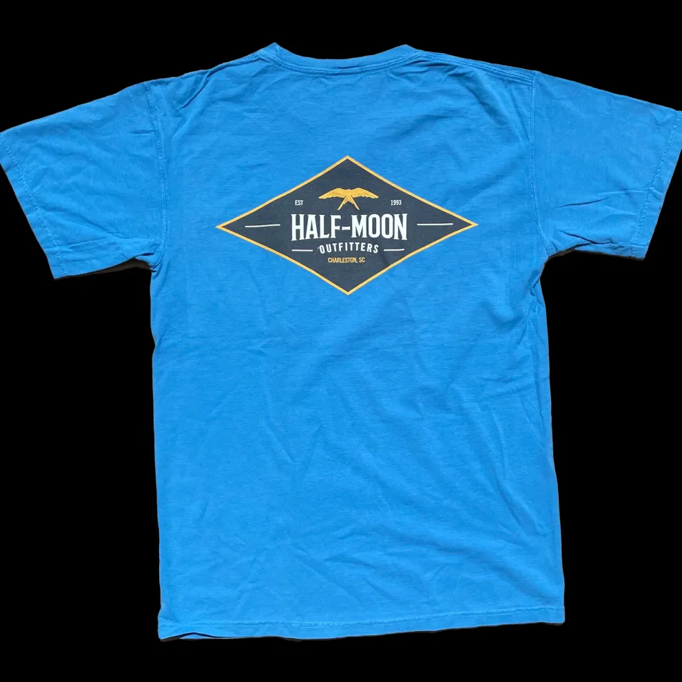 Diamond Bird Short Sleeve Pocket T-Shirt