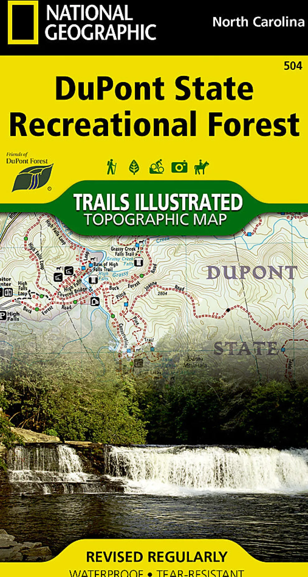 Dupont State Recreational Forest Map