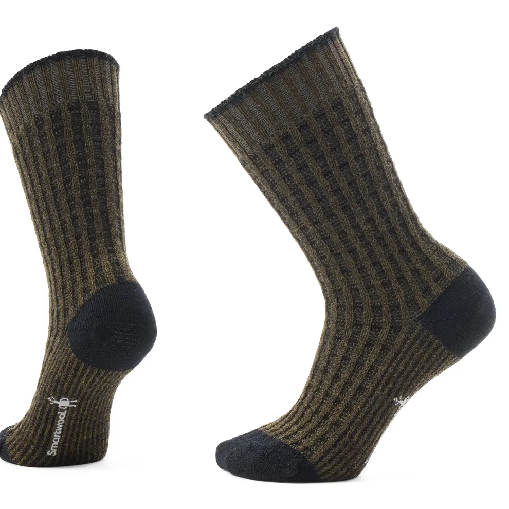 Everyday Cozy Waffle Press Light Cushion Crew Socks