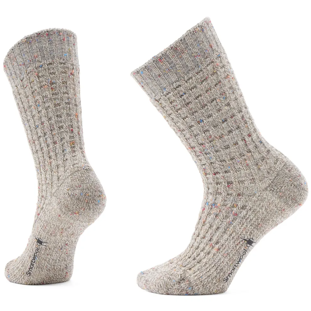 Everyday Cozy Waffle Press Light Cushion Crew Socks