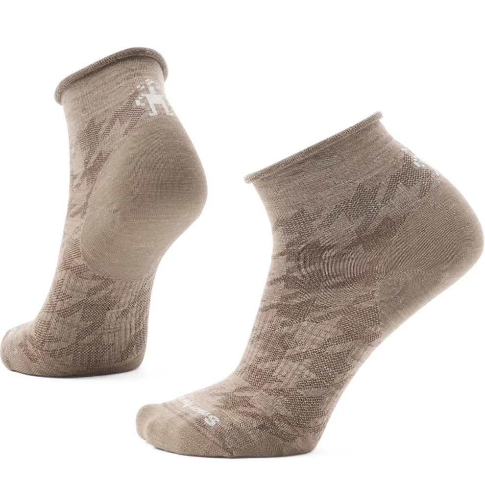 Everyday Lifestyle Hounds Tooth Zero Cushion Ankle Socks