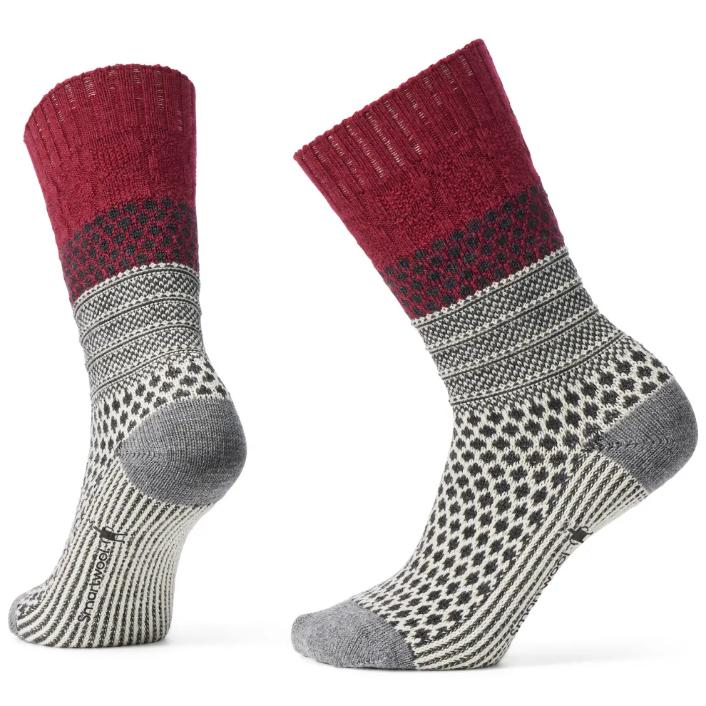 Everyday Popcorn Cable Full Cushion Crew Socks for Women