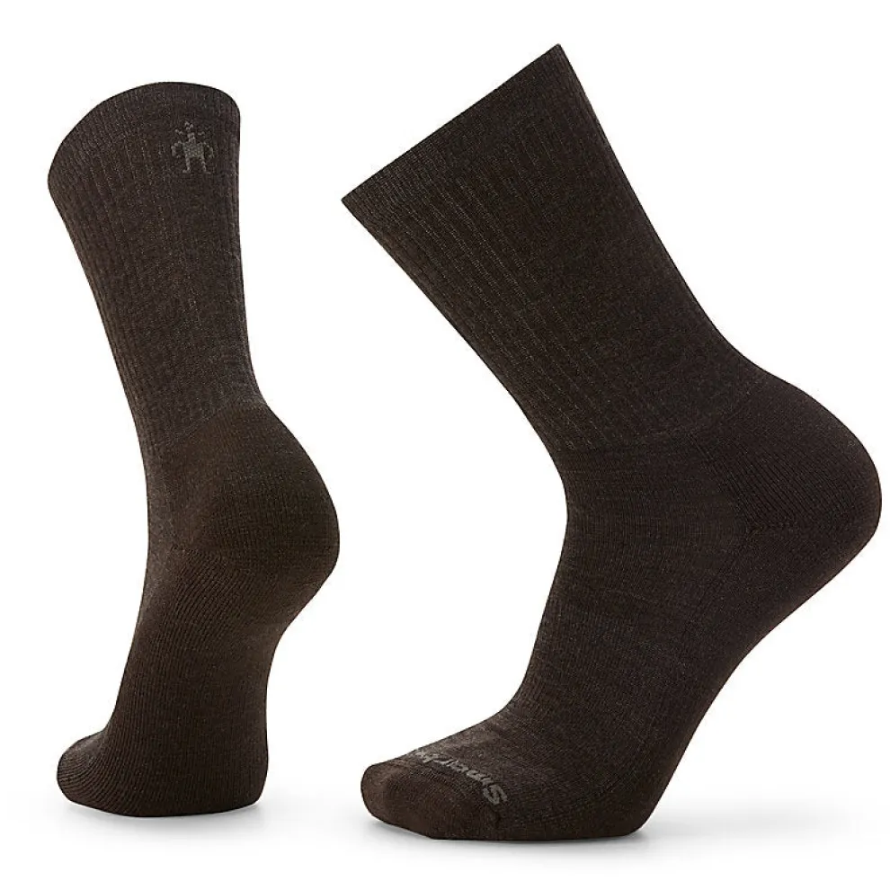 Everyday Solid Rib Crew Socks for Men