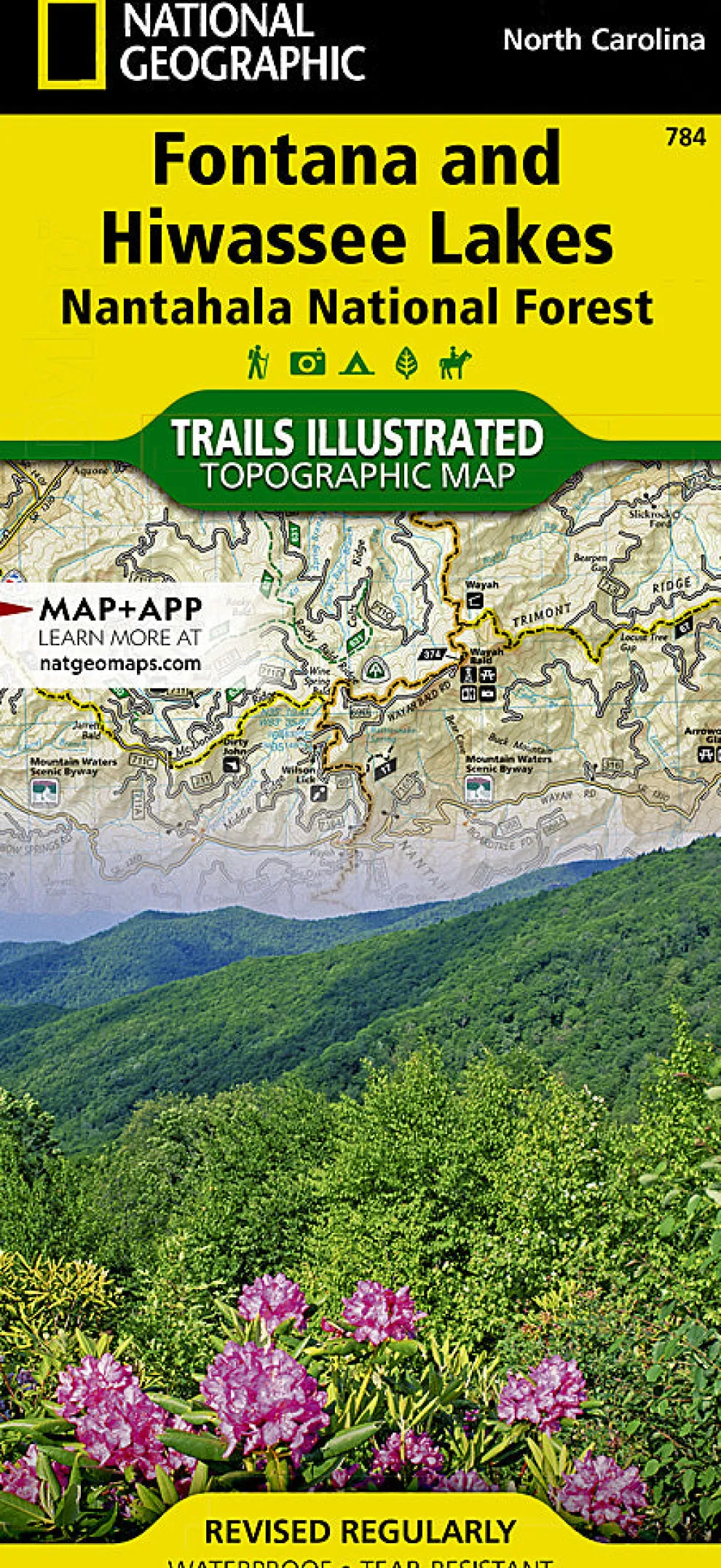 Fontana and Hiwassee Lakes Map