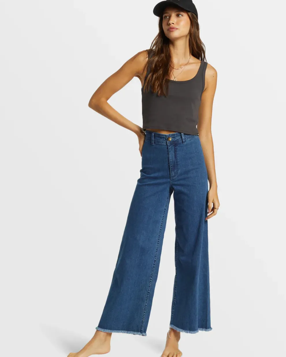 Free Fall Indigo Wide-Leg Jeans for Women (SALE)