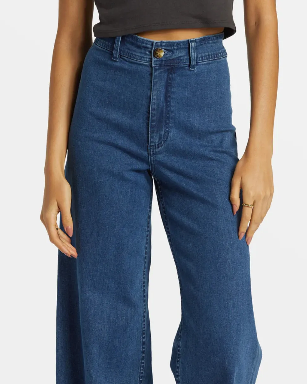 Free Fall Indigo Wide-Leg Jeans for Women (SALE)