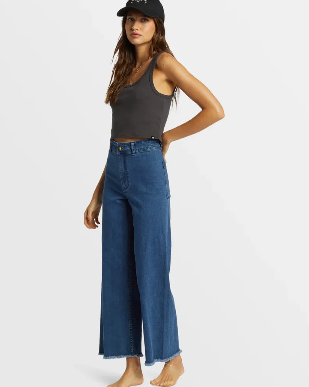 Free Fall Indigo Wide-Leg Jeans for Women (SALE)