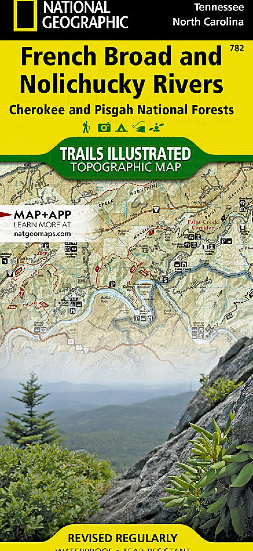 French Broad and Nolichucky Rivers Map