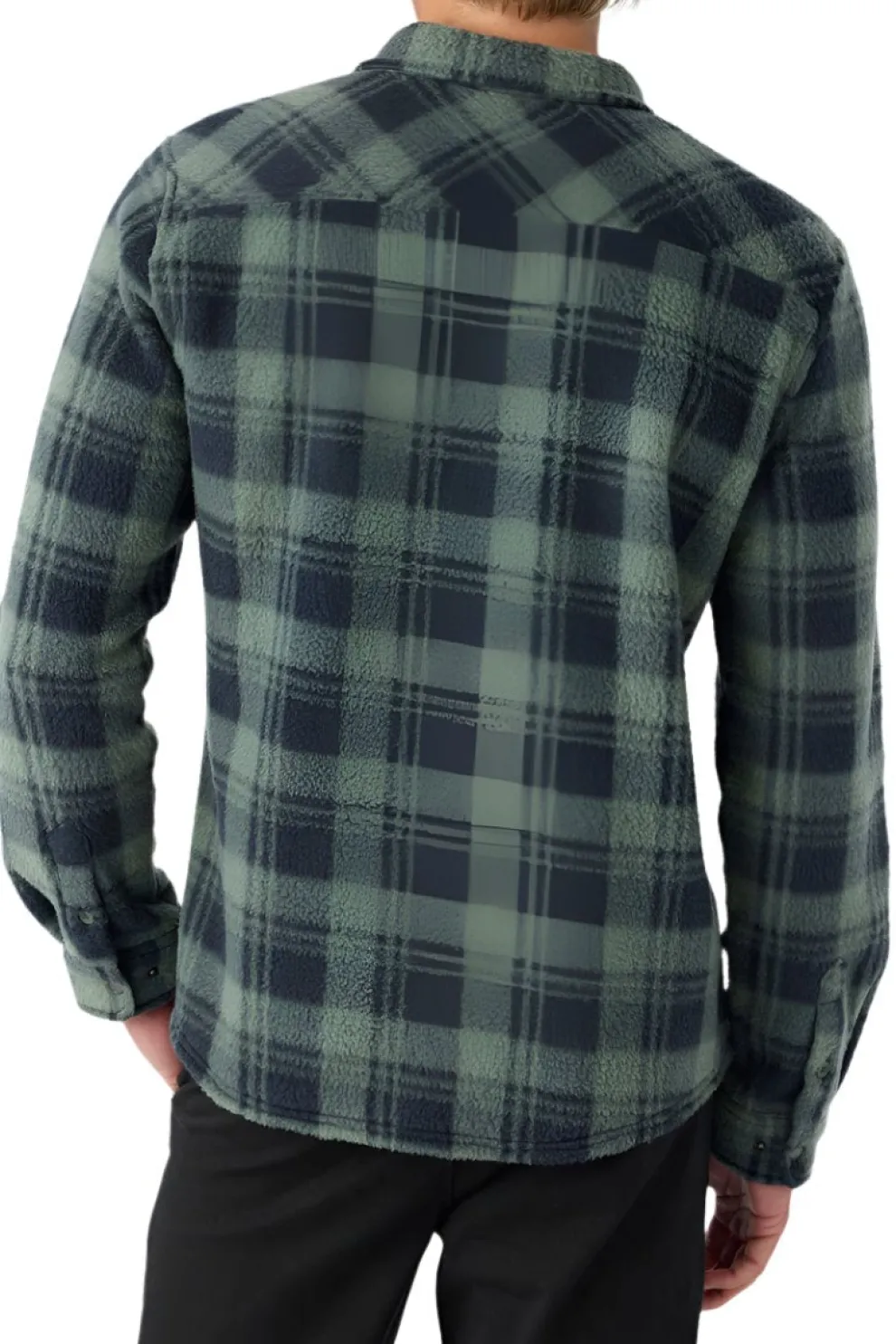 Glacier Plaid High Pile Superfleece Standard Fit Shirt for Men (SALE)