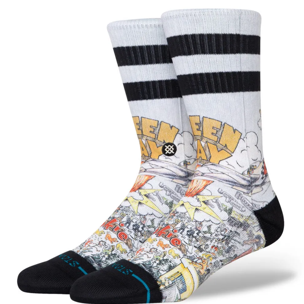 Green Day x Stance Basket Case Poly Crew Socks