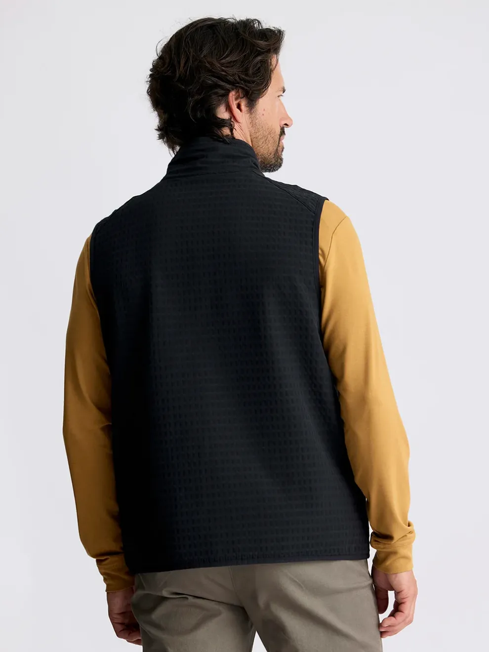 Gridback Fleece Vest for Men