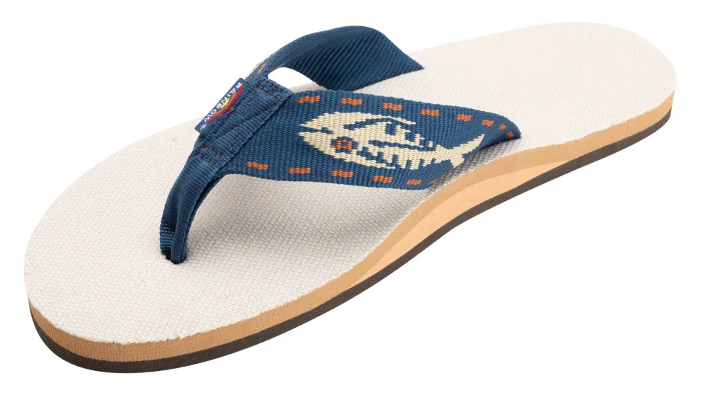 Hemp Single Arch Fish Strap Sandals for Men