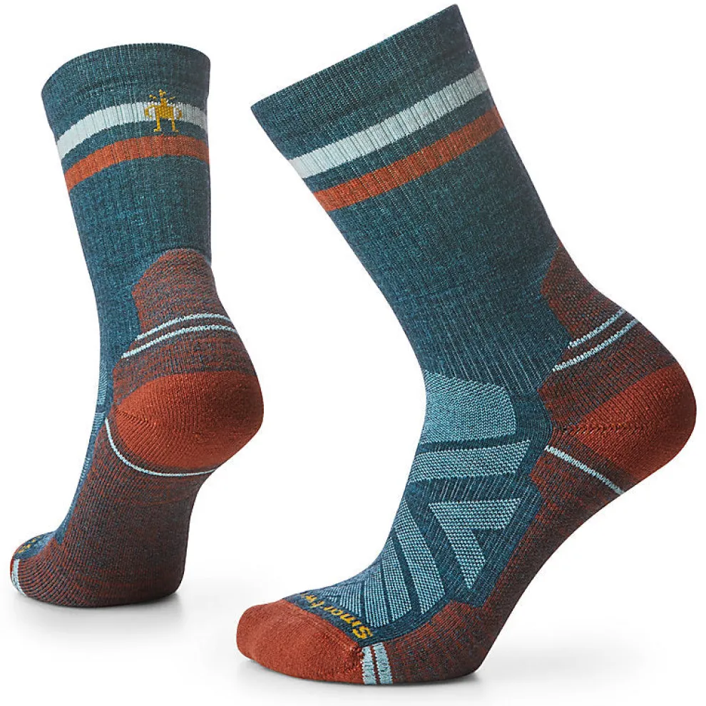 Hike Light Cushion Tube Stripe Crew Socks for Women
