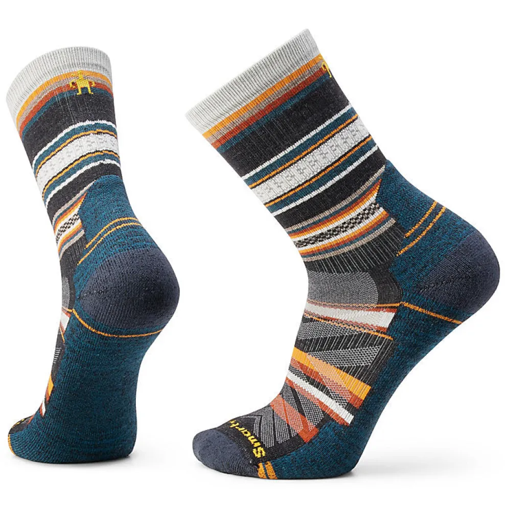 Hike Light Cushion Panorama Crew Socks for Men