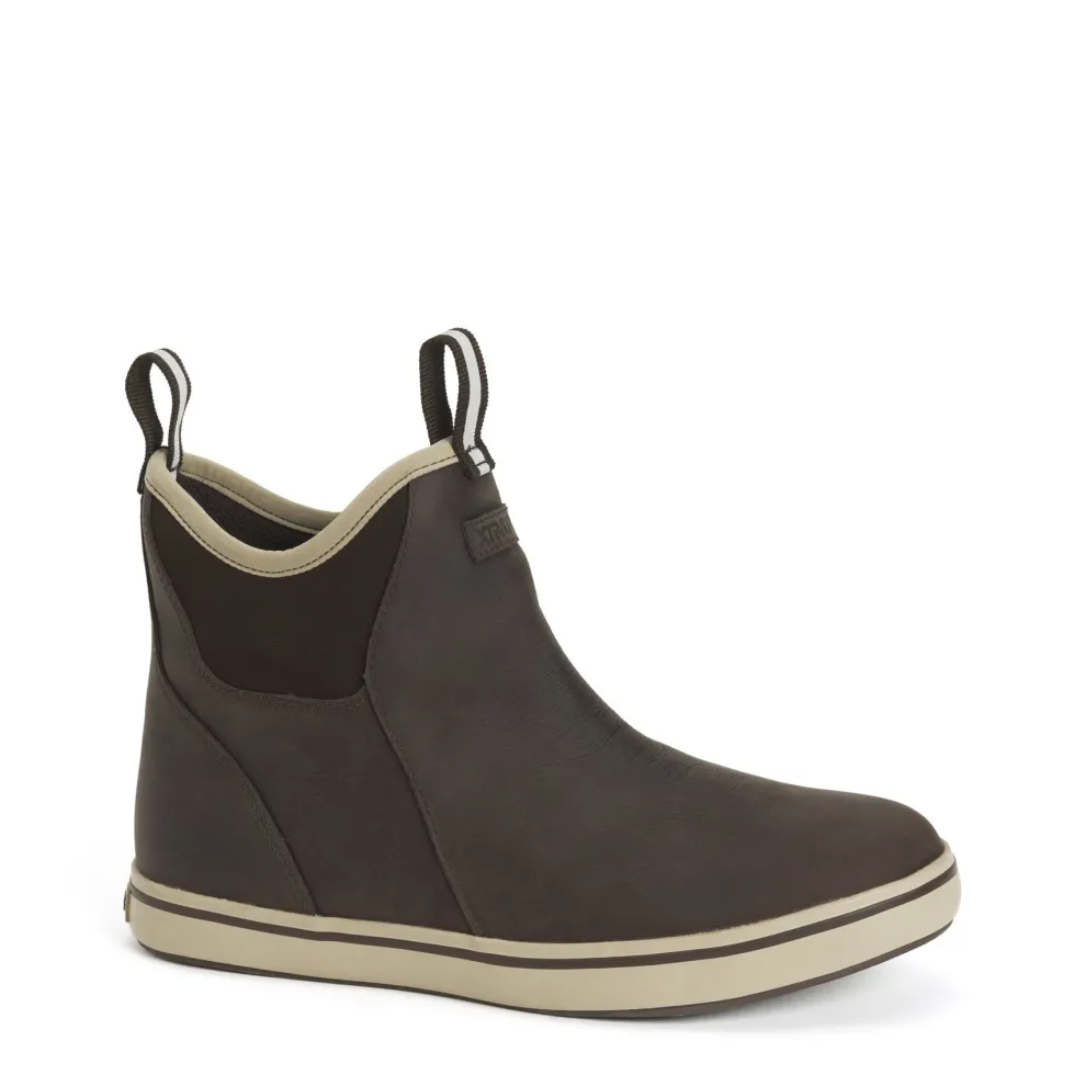 Leather Ankle Deck Boots for Men