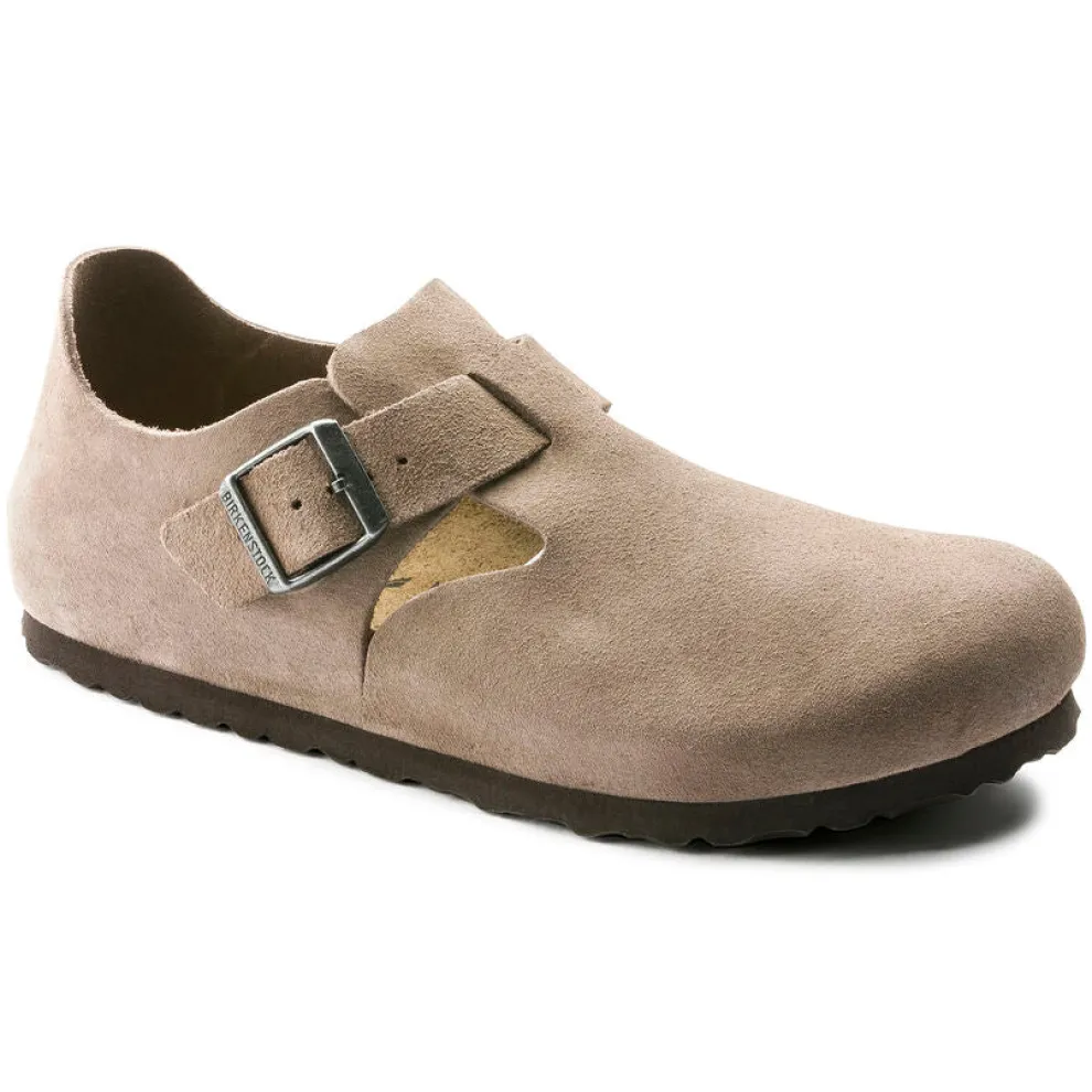 London Suede Leather Clogs for Women (Medium/Narrow) (SALE)