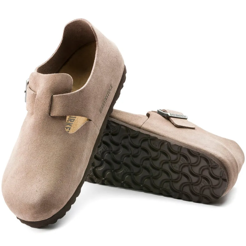 London Suede Leather Clogs for Women (Medium/Narrow) (SALE)