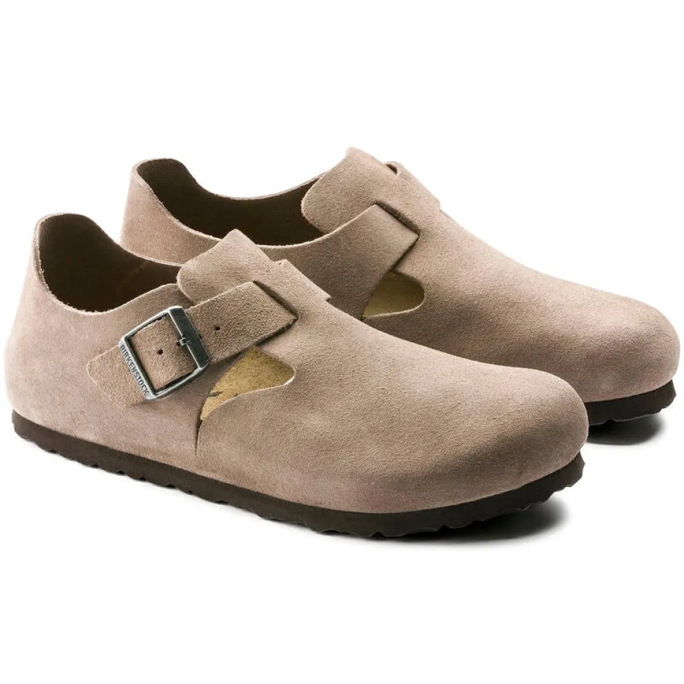 London Suede Leather Clogs for Women (Medium/Narrow) (SALE)