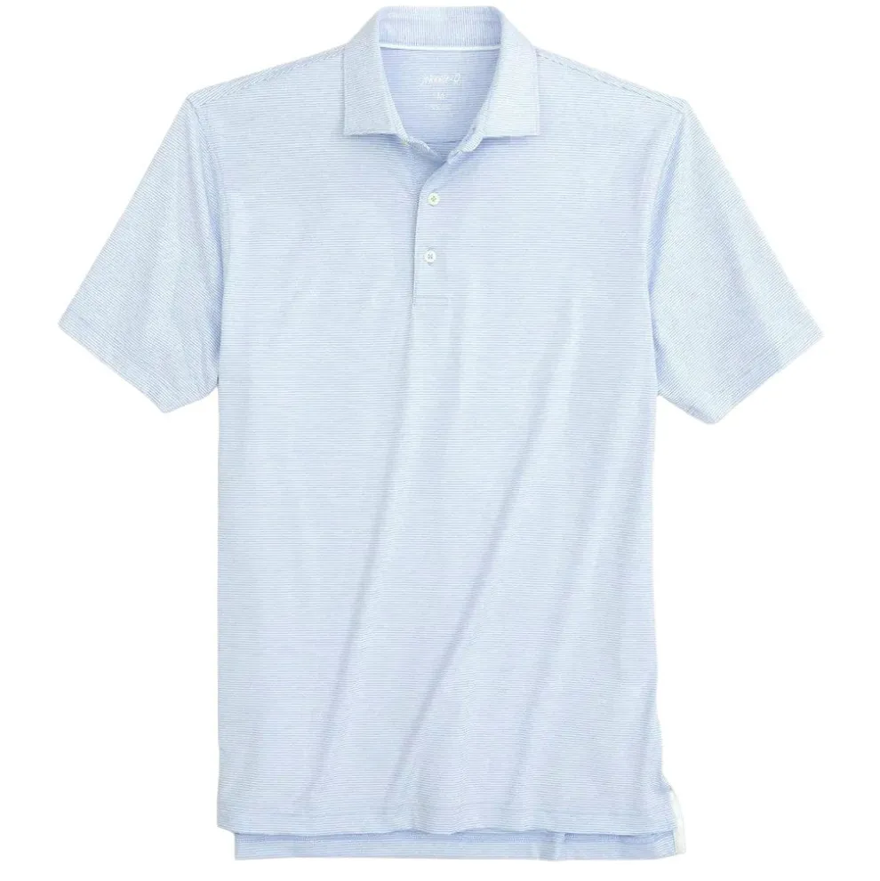 Lyndonn Striped Jersey Performance Polo for Men