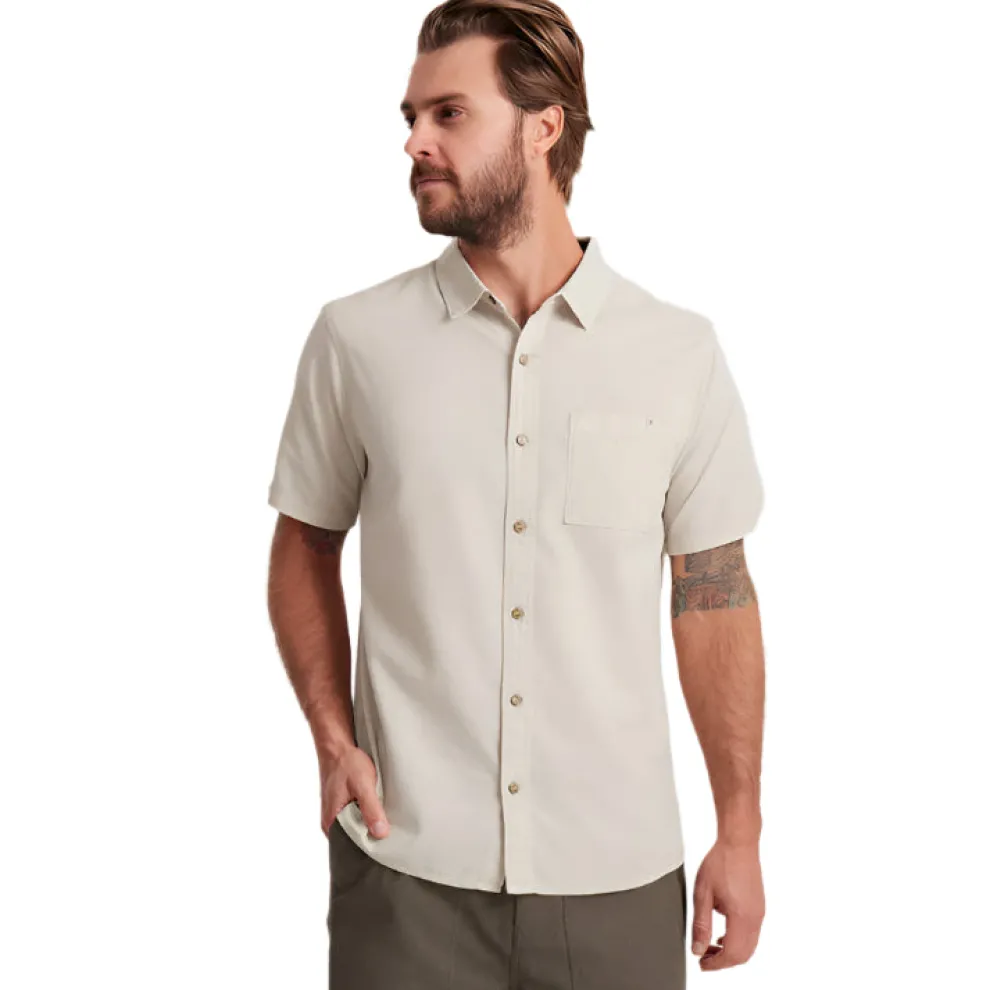 Made To Fade Short Sleeve Button Up Shirt