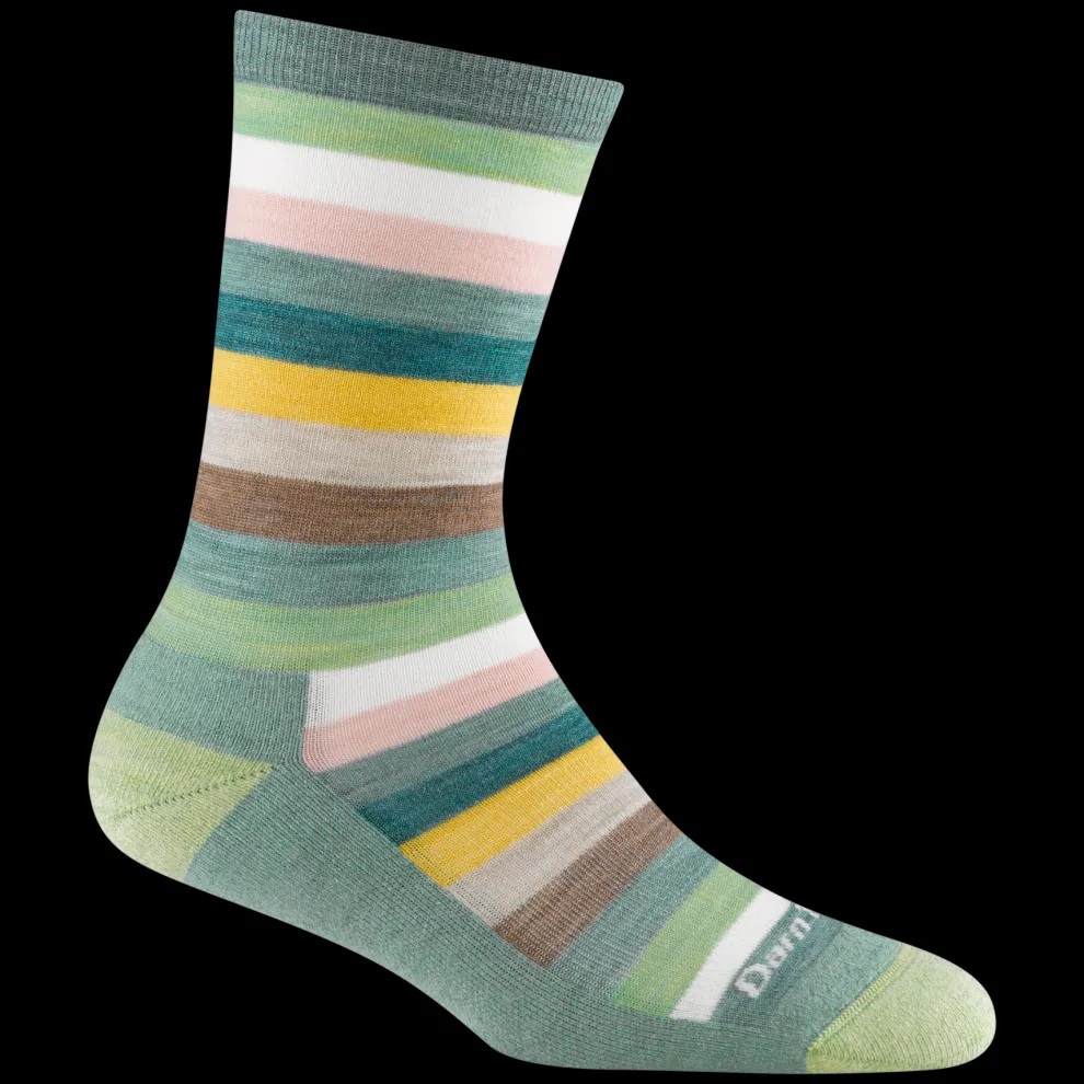 Mystic Stripe Crew Lightweight Lifestyle Socks for Women
