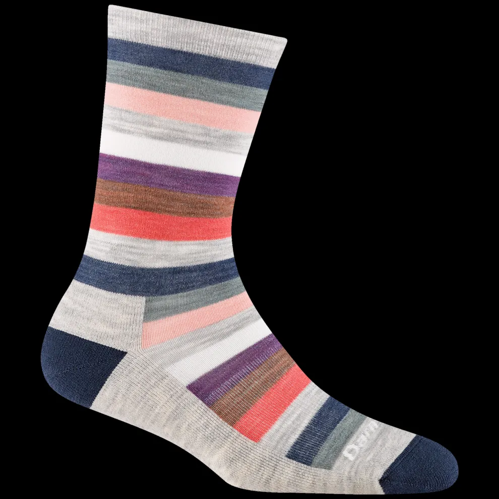 Mystic Stripe Crew Lightweight Lifestyle Socks for Women