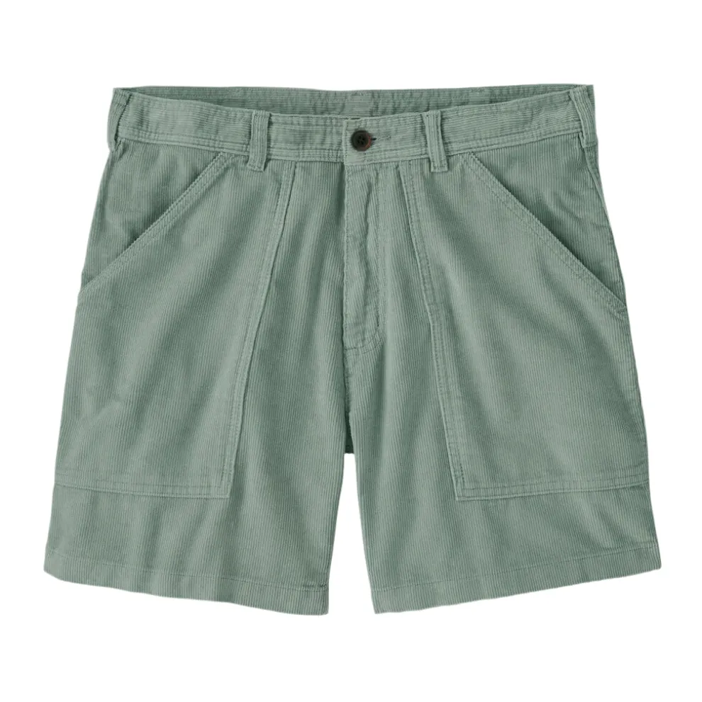 Organic Cotton Cord Utility Shorts - 6" for Men