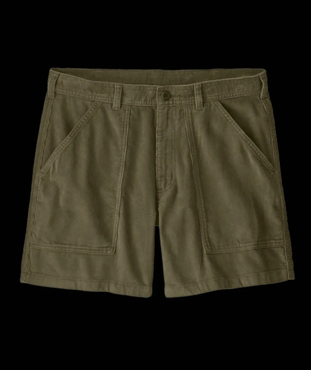Organic Cotton Cord Utility Shorts - 6" for Men
