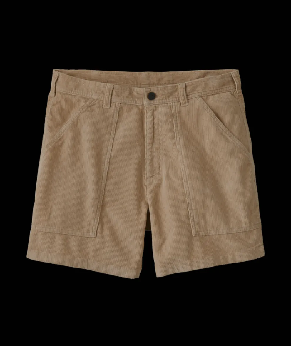 Organic Cotton Cord Utility Shorts - 6" for Men