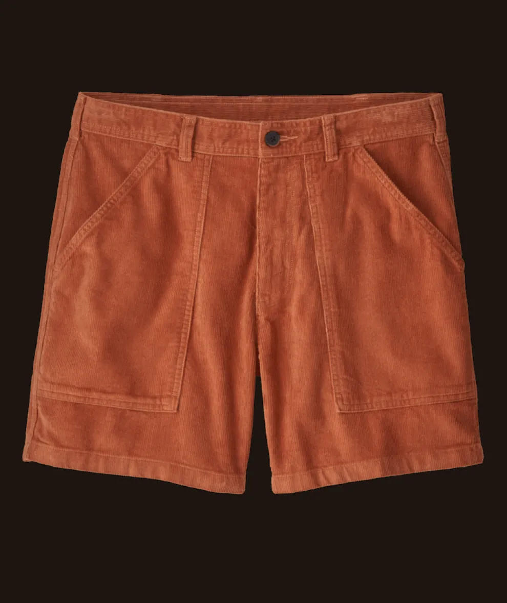 Organic Cotton Cord Utility Shorts - 6" for Men