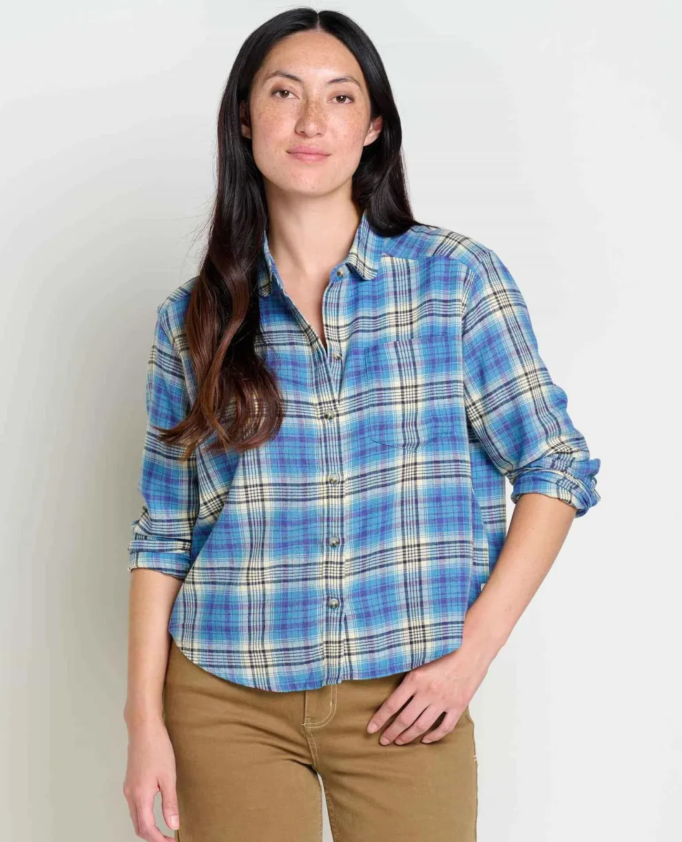 Re-Form Flannel Boxy Shirt for Women