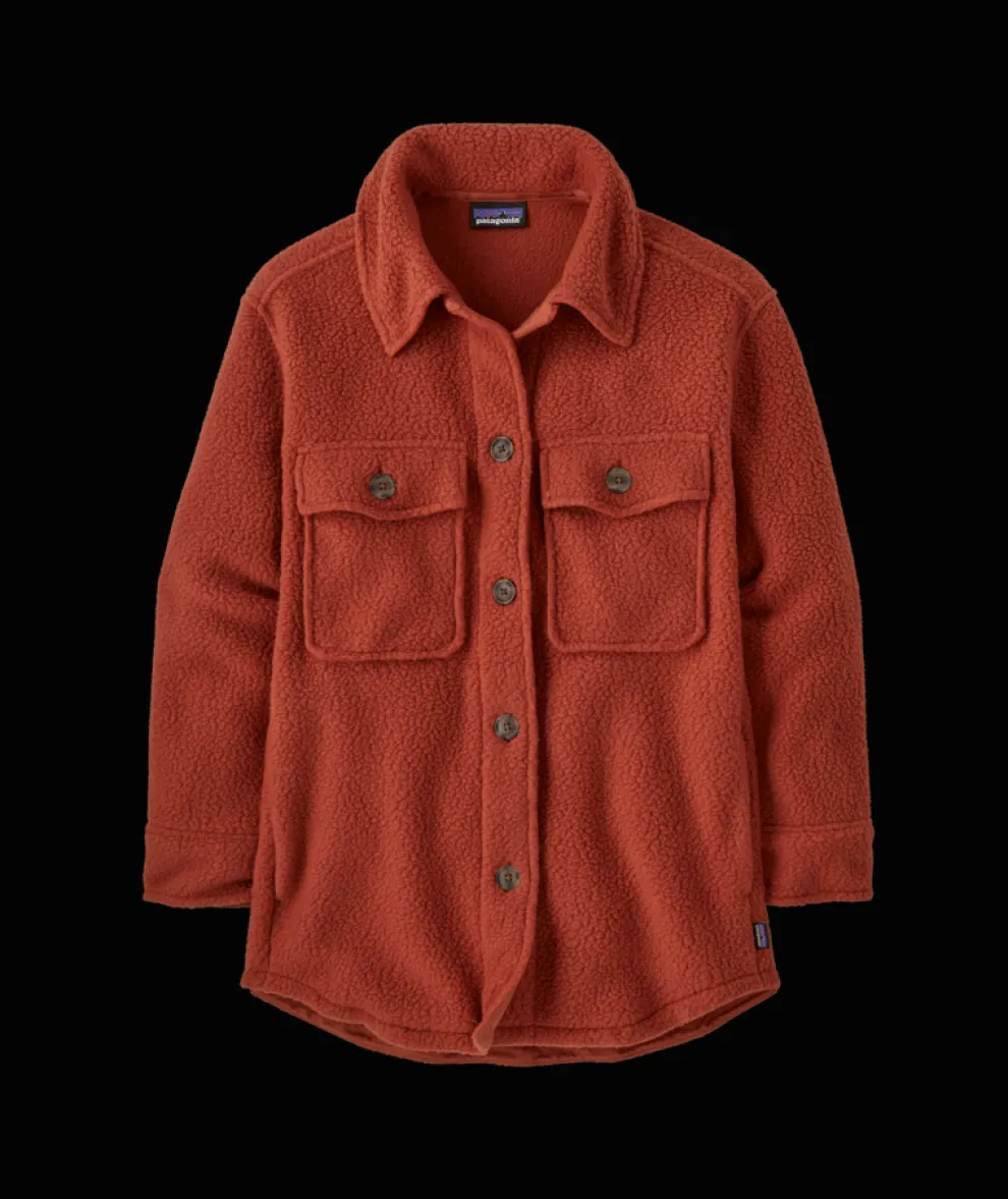 Retro Pile Shacket for Women (SALE)